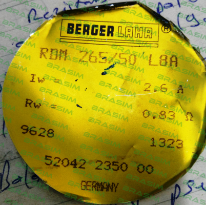 Berger Lahr (Schneider Electric)-RDM 265/50 L8A obsolete no replacement price