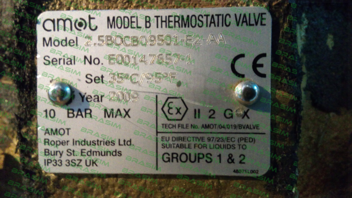 Amot-2 1/2BOCB09501-E2-AA price