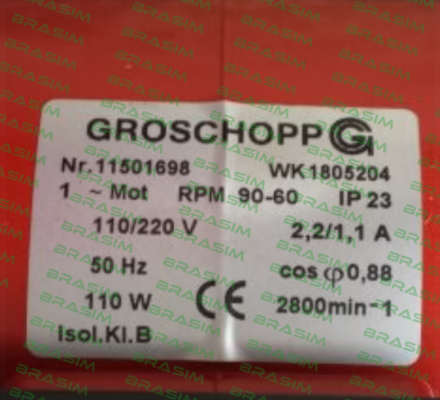 Groschopp-Nr. 11501698 WK 1805204 - OEM price