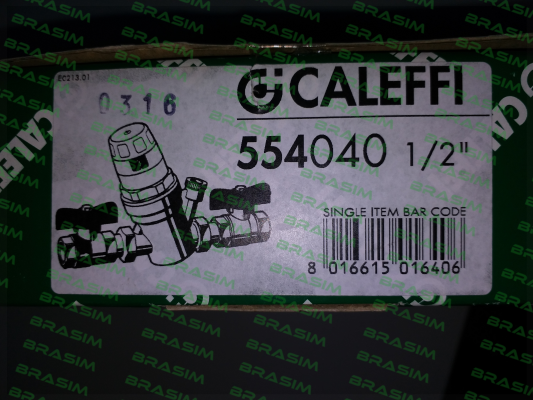 Caleffi-554040 1/2" price