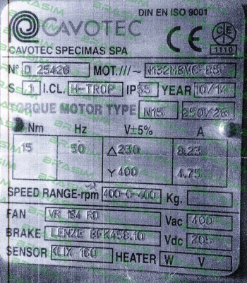 Cavotec-N15 250/28 price