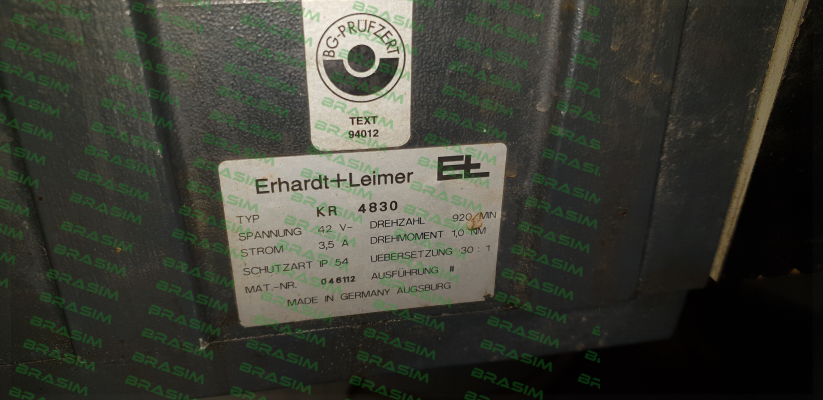 Erhardt Leimer-Type: KR 4830, obsolete replaced by  KR60 price