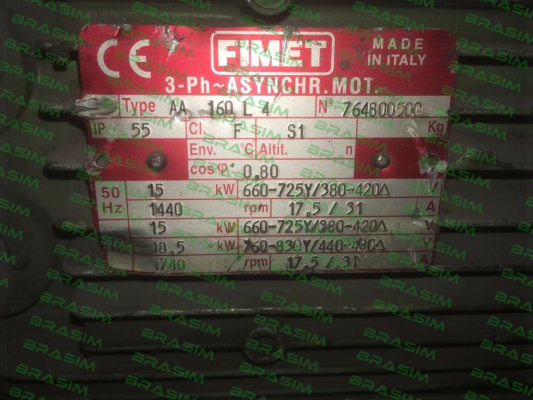 Fimet-Type: AA 160 LA  Nr:764800500 price