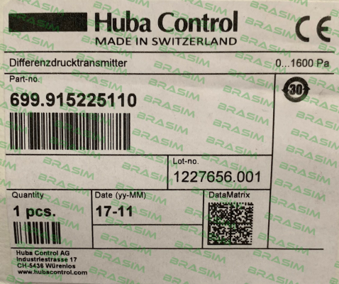 Huba Control-699.915225110 price