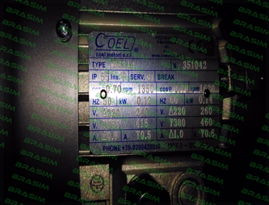 Coel-Type: H63A4, N. 351042 price