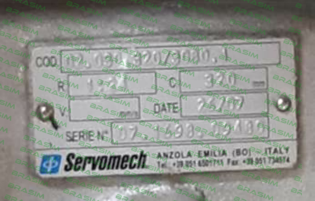 Servomech-Typ: ATL-30-RL1-C320-TF-LH Nr. 02.030.320/3080 Rev.1 price