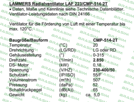 Sodeca-LAF 223/CMP-514-2T price