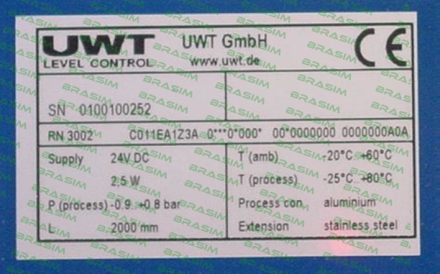 Uwt-RN3002: C011EA1Z3A price