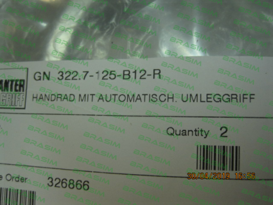 Elesa Ganter-GN 322.7-125-B12-R price