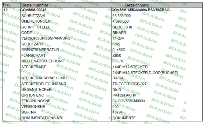 TR Electronic-COV58M-00046 price