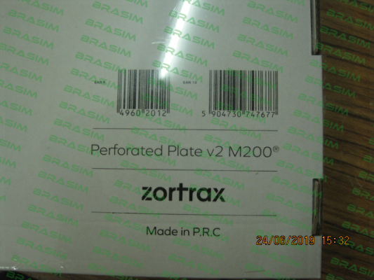 Zortrax-Perforated Plate v2 for M200 price