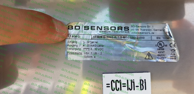 Bd Sensors-17.609 G - 3002-R-1-5-M00-U00-2-000 price