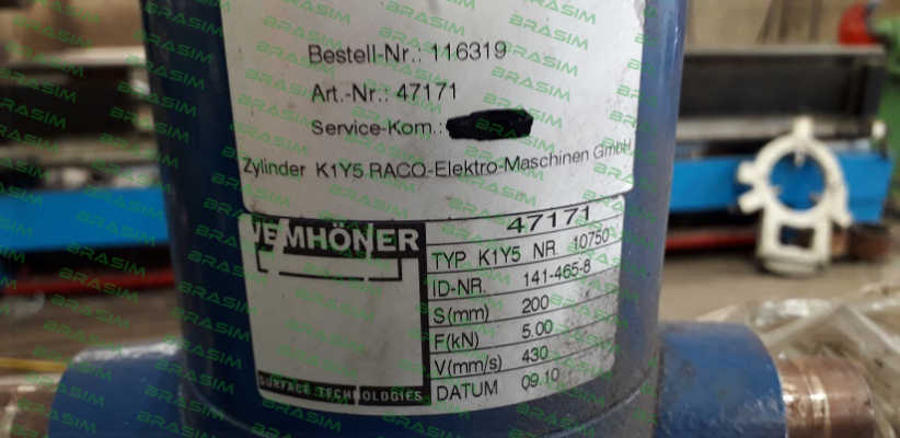 RACO-Type K1Y5, 141-465-8 price