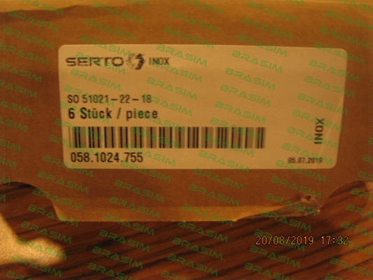 Serto-P/N: 058.1024.755 Type: SO 51021-22-18 price