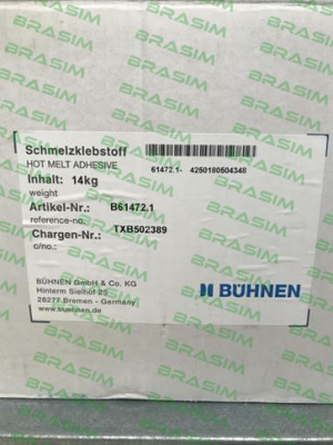 Buhnen-B61472.1 (1 box=14 kg) price