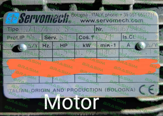 Servomech-Type: IN7 1B/4 TR S A00679498 (OEM) price