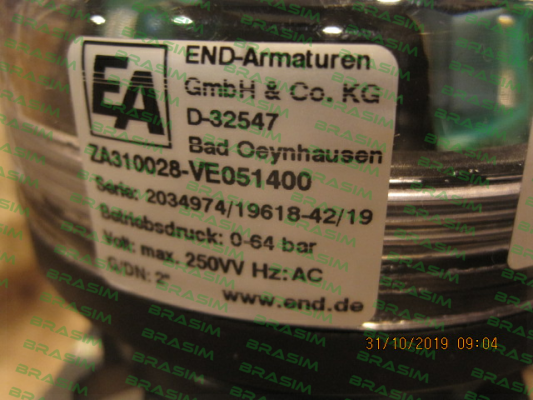 End Armaturen-ZA310028-VE051400 price