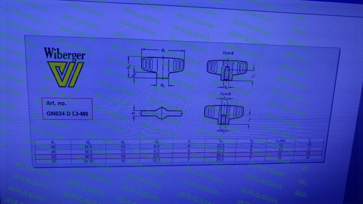 Wiberger-GN 834-58-M8-D-MT price