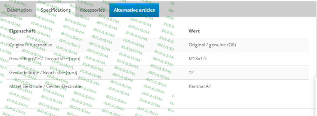 Beru-Type ZE 18-12-1200 A1 price