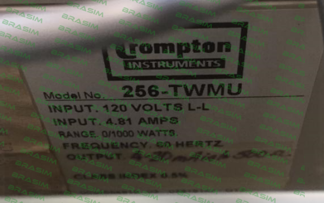 CROMPTON INSTRUMENTS (TE Connectivity)-256-TWMU(W) price