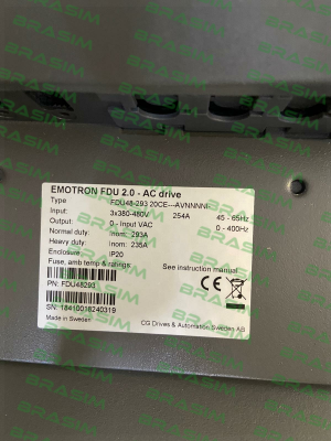 Emotron-FDU48-293-20, 160kW , EM0105 price