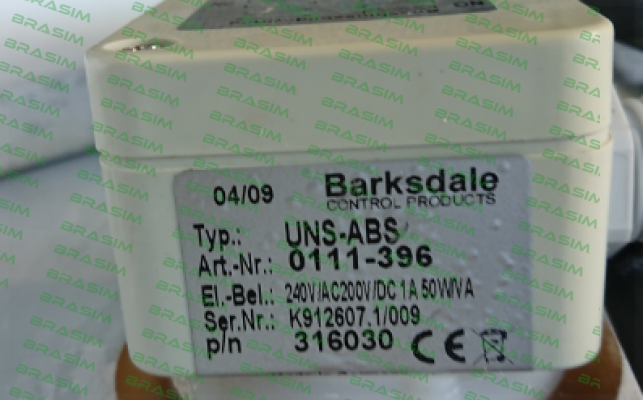 Barksdale-UNS-ABS, 0111-396 OEM price