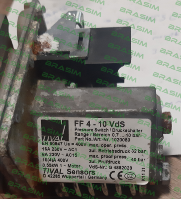 Tival-Sensors-FF4- 10 VdS price