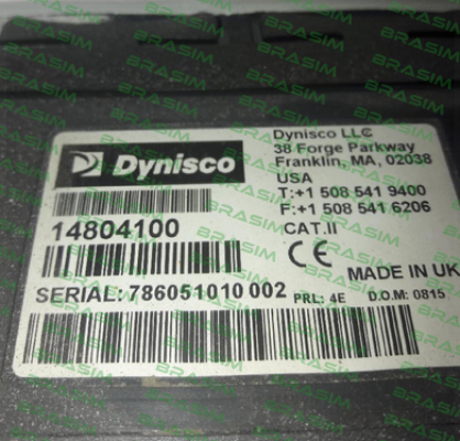 Dynisco-14804100; sn: 786051010 002 price