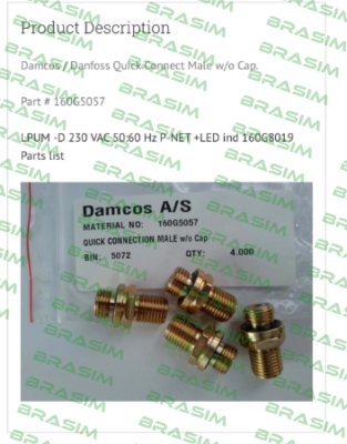 Damcos-P/N: 160G5057 price