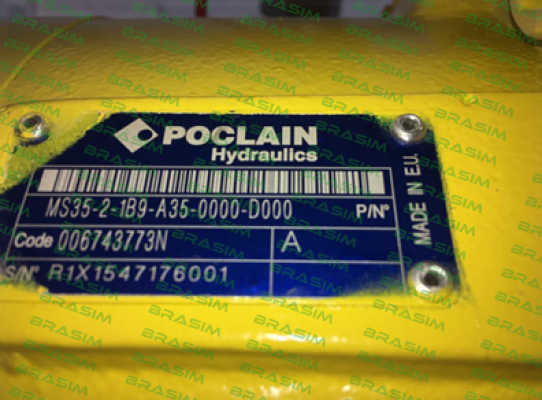 Poclain-MS35-2-1B9-A35-0000-D000 (006743773N) price