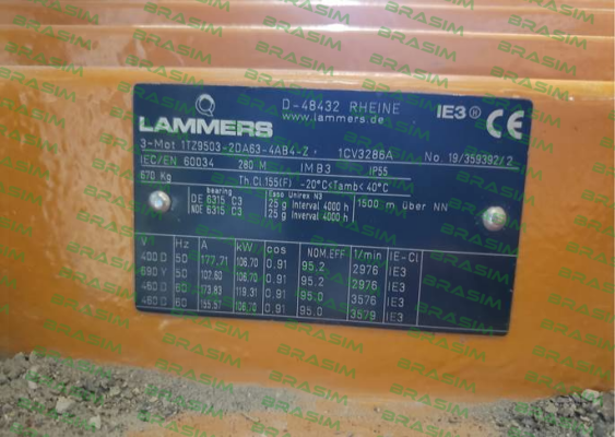 Lammers-P/N:0210211000131102500A; Type:1TZ9503-2DA63-4AB4 price