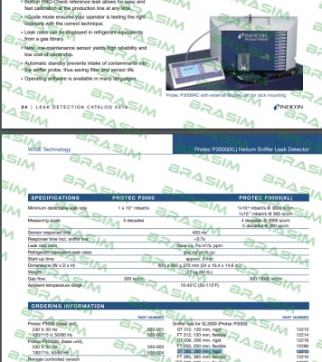 Inficon-E3000 P/N:12215 price