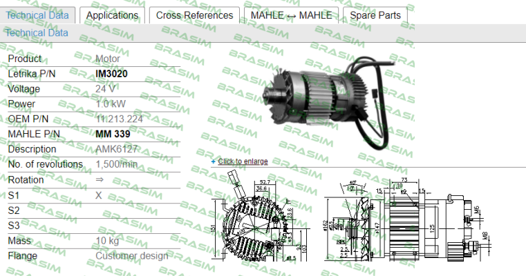 MAHLE-IM3020 price