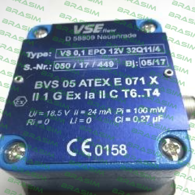 Vse-Flow-P/N: 13503, Type: VS 0,1 EPO12V 32Q11/4 - Ex price