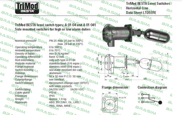 Trimod Besta-A 01 041 price