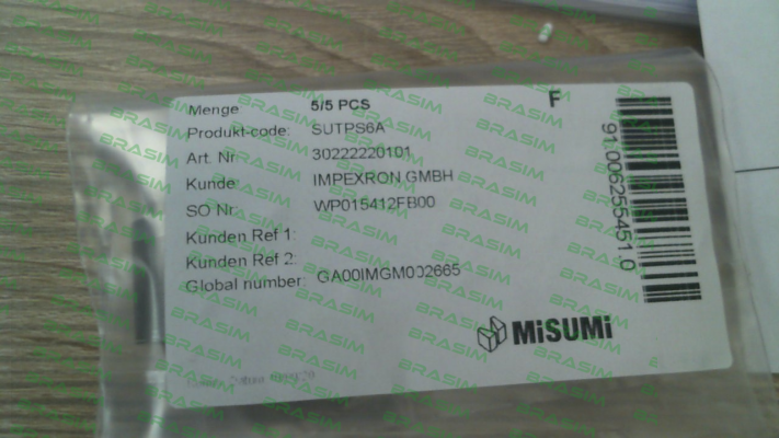 Misumi-SUTPS6A price