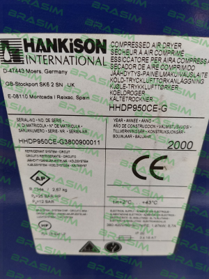 Hankison-HHDP950CE-G price