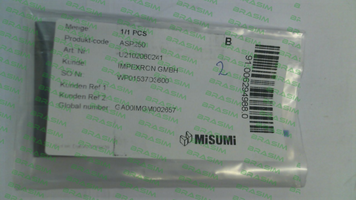 Misumi-ASP250 price