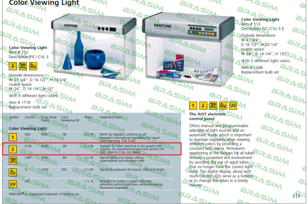 Just Normlicht-D 50 Item 752  price