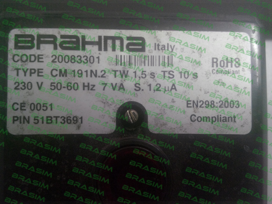 Brahma-150190000 Type  CM191N.2 price