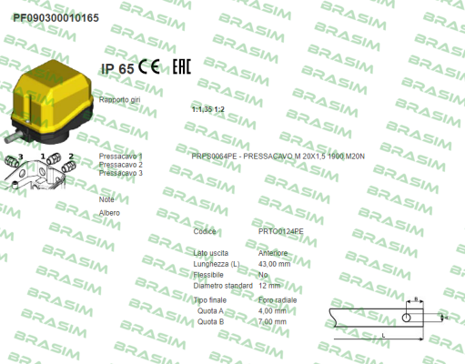 Ter Tecno Elettrica Ravasi-PF090300010165 price