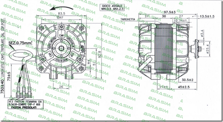 Euro Motors Italia-82E-3016/45 price