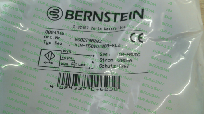 Bernstein-P/N: 6502790002 Type: KIN-E50PÖ/008-KL2 price