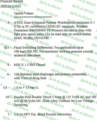 Delta Controls-5-S21-0-A-G3-05-J  price