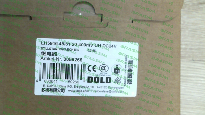 Dold-P/N: 0059266 Type: LH5946.48/61 20-400mV UH DC24V price