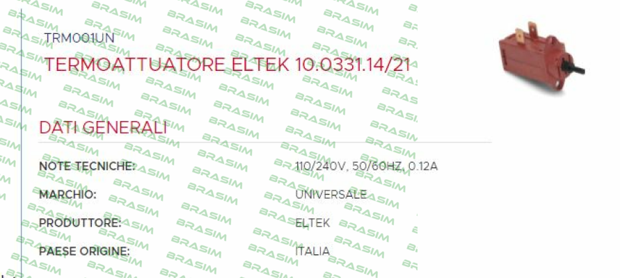 Eltek-10.0331.14/21 price