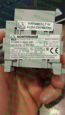 Sontheimer-WAN298/NLT16/4VZM/Z20/69/X83 price