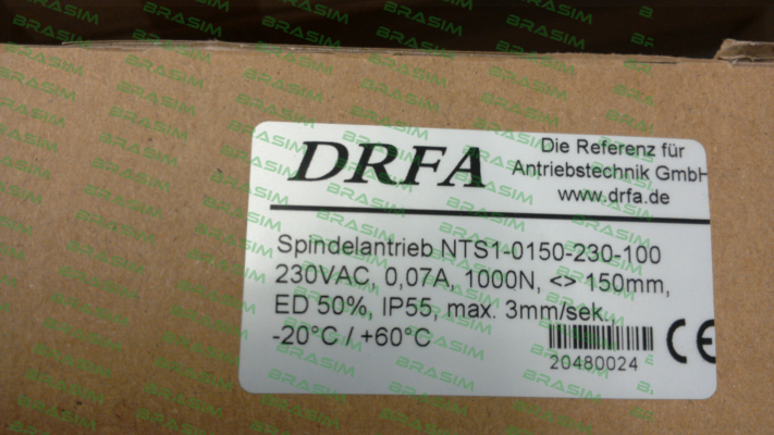 DRFA-NTS1-0150-230-100 price