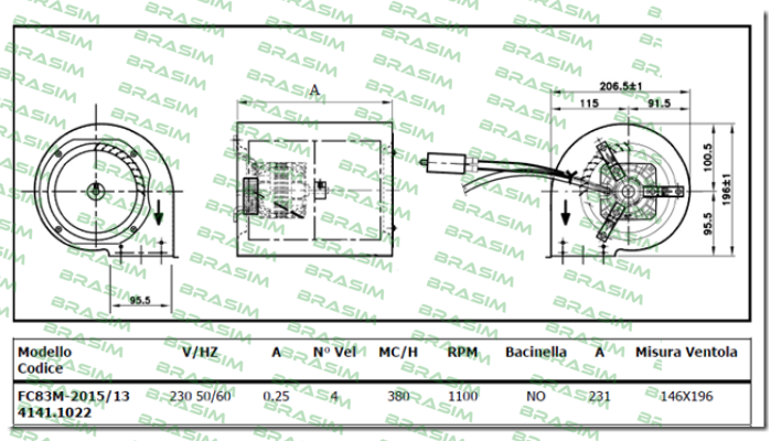 Euro Motors Italia-4141.1022 – FC83M 2015/13 price