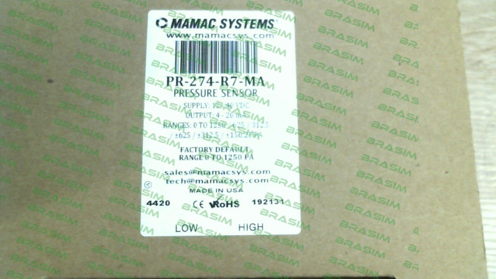 Mamac Systems-PR-274-R7-MA price